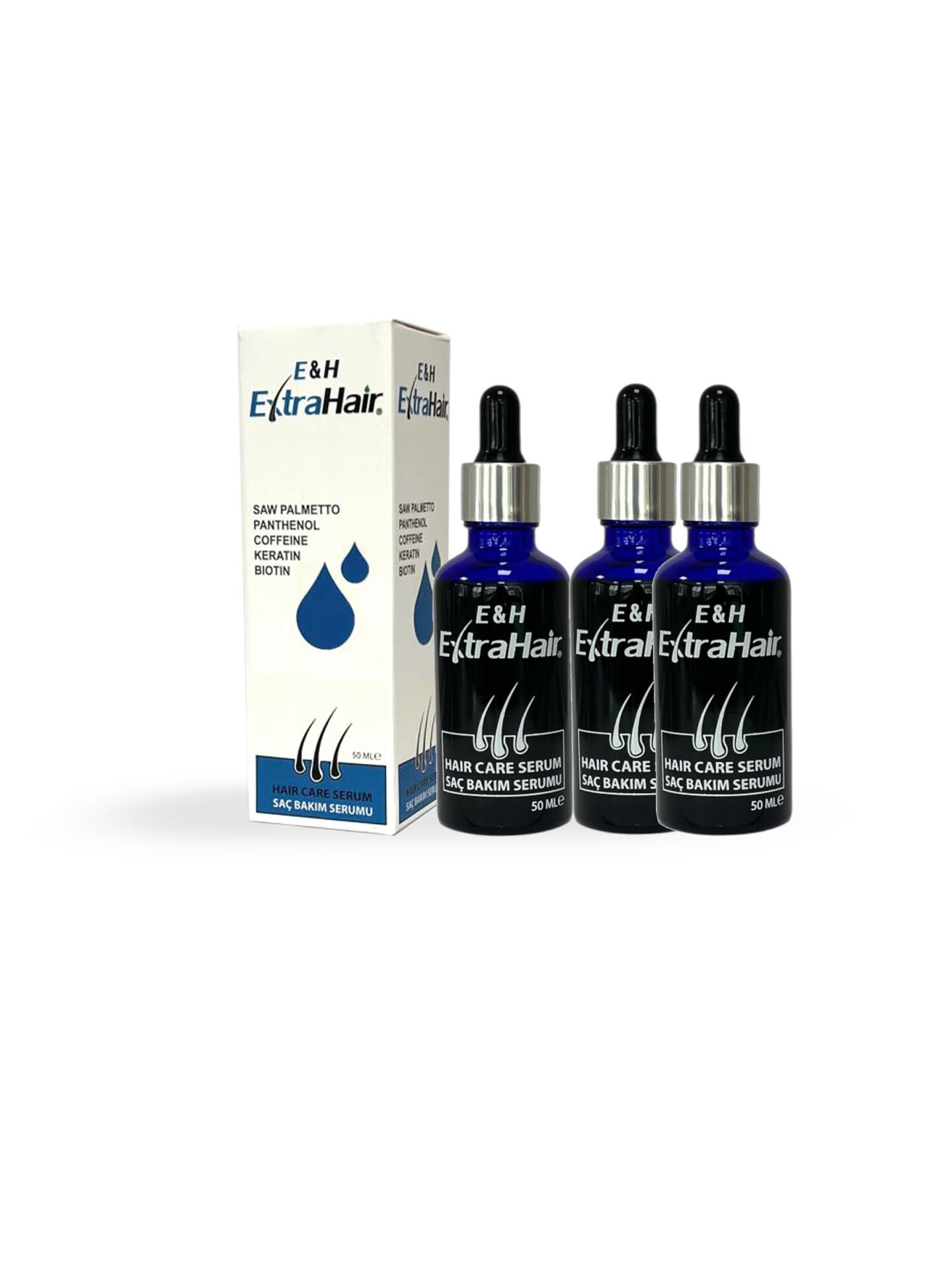 E&H EXTRA HAIR HAIR CARE SERUM 50 ML  3 ADET