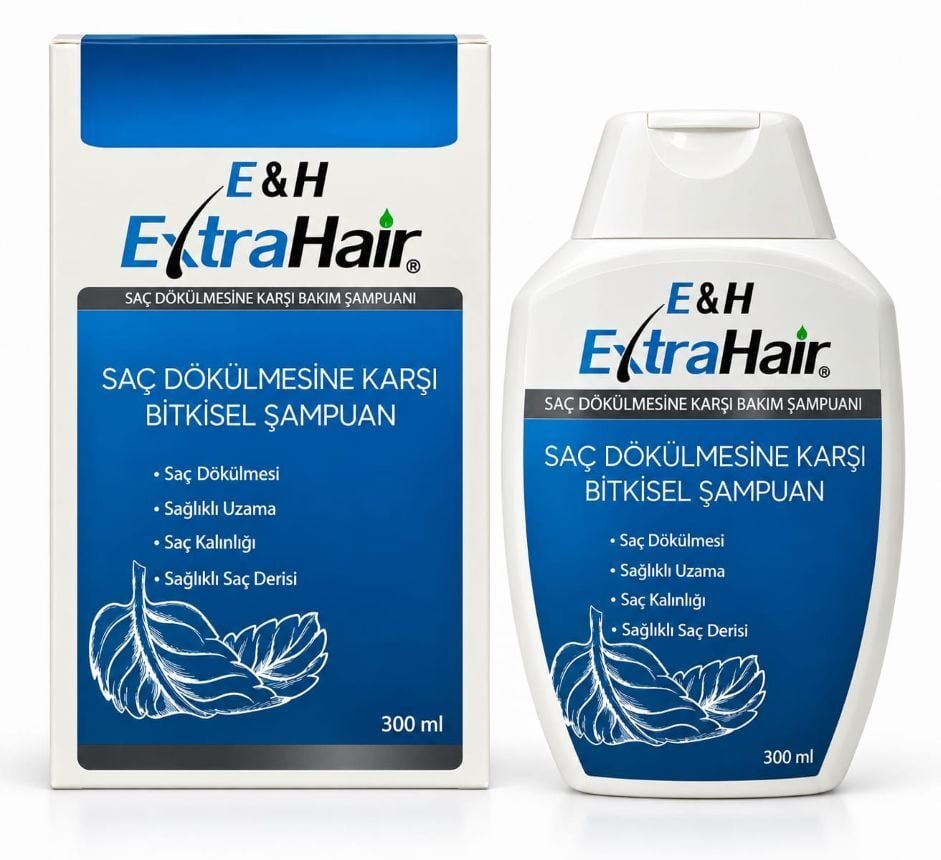 E&H EXTRA HAIR SAÇ DÖKÜLMESİNE KARŞI ŞAMPUAN 1 Adet