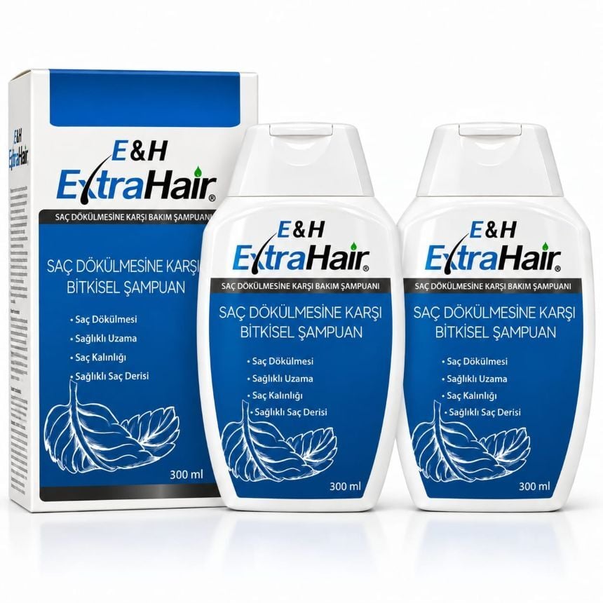 E&H EXTRA HAIR SAÇ DÖKÜLMESİNE KARŞI ŞAMPUAN 2 Adet
