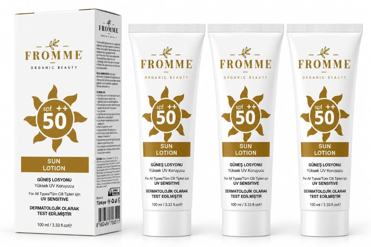 FROMME GÜNEŞ LOSYONU SUN LOTION 100 ML 3 Adet