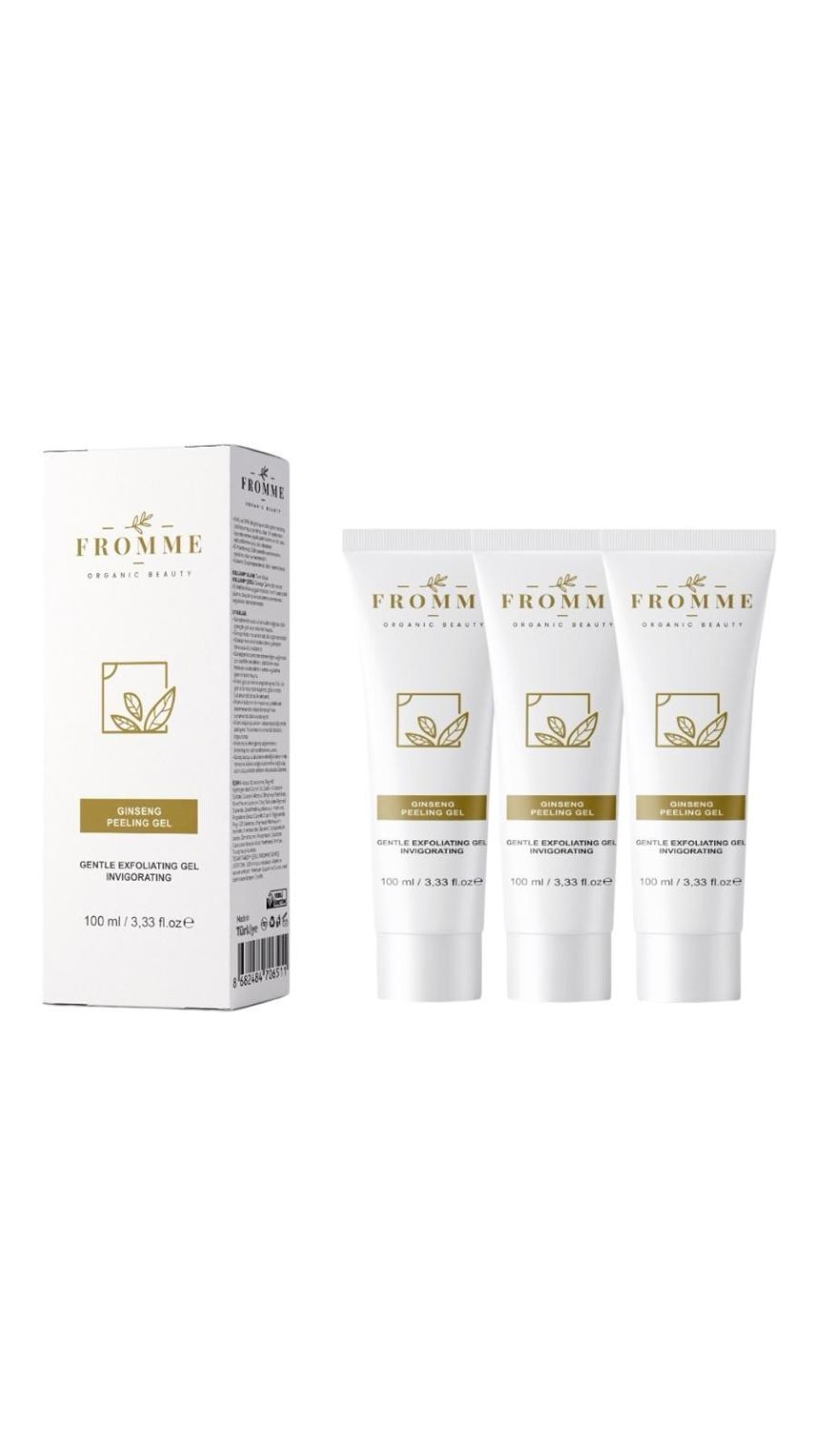 FROMME GİNSENG PEELİNG GİNSENG ÖZLÜ JEL 100 ML 3 ADET