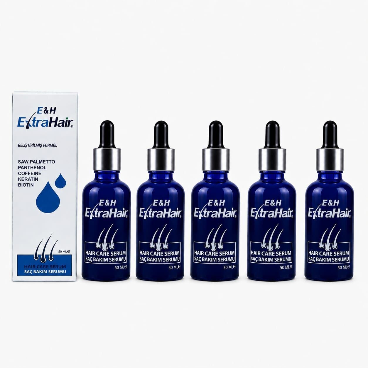 E&H EXTRA HAIR HAIR CARE SERUM 50 ML  5 ADET