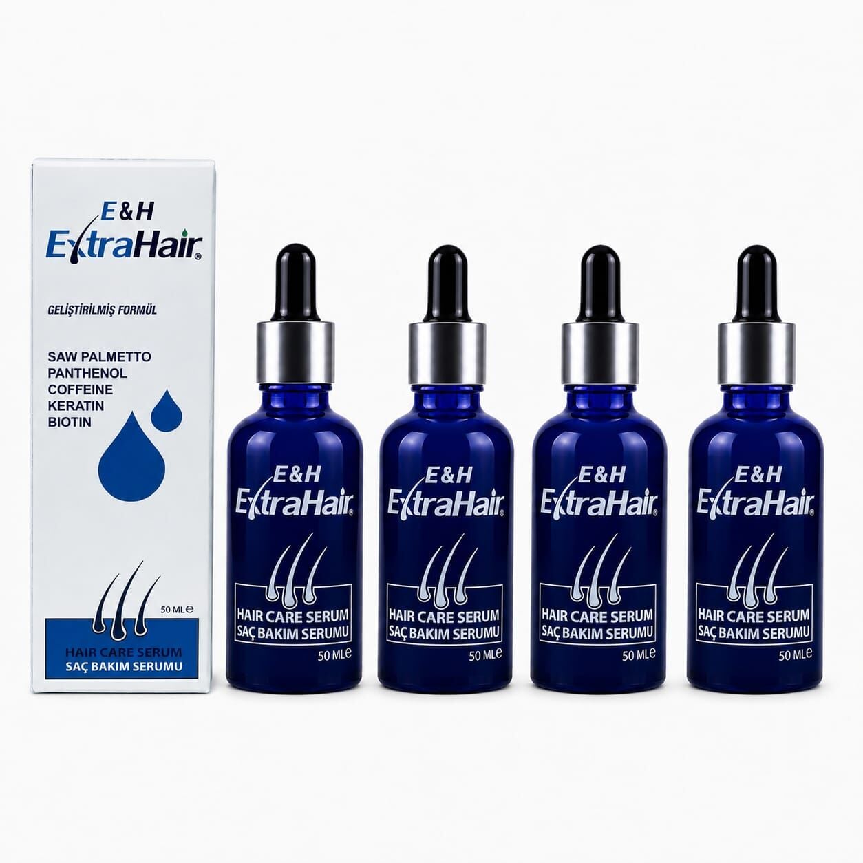 E&H EXTRA HAIR HAIR CARE SERUM 50 ML  4 ADET