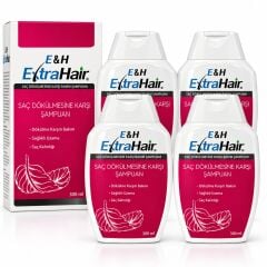 E&H EXTRA HAIR SAÇ DÖKÜLMESİNE KARŞI ŞAMPUAN 4 Adet