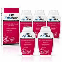 E&H EXTRA HAIR SAÇ DÖKÜLMESİNE KARŞI ŞAMPUAN 5 Adet
